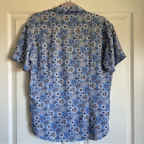 Men’s Jimmy Stuart Button Down Printed Dress Shirt - Picture 2 of 8